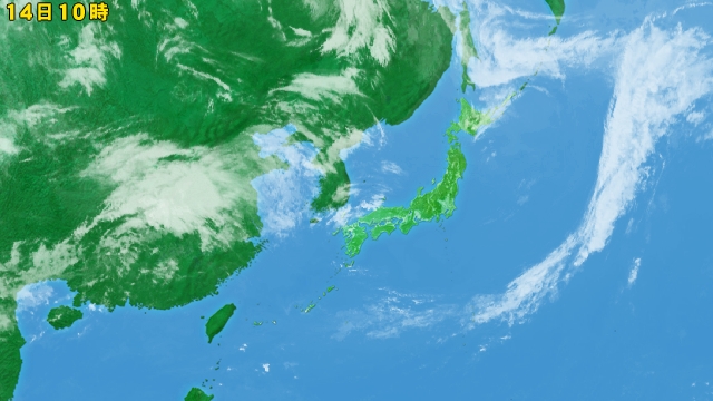 衛星画像 日本広域