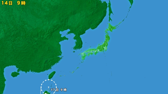台風情報 日本広域